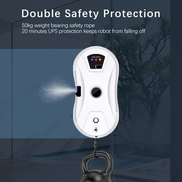 Smart Window Cleaning Robot – Automatic Water Spray & Hands-Free Glass Cleaning